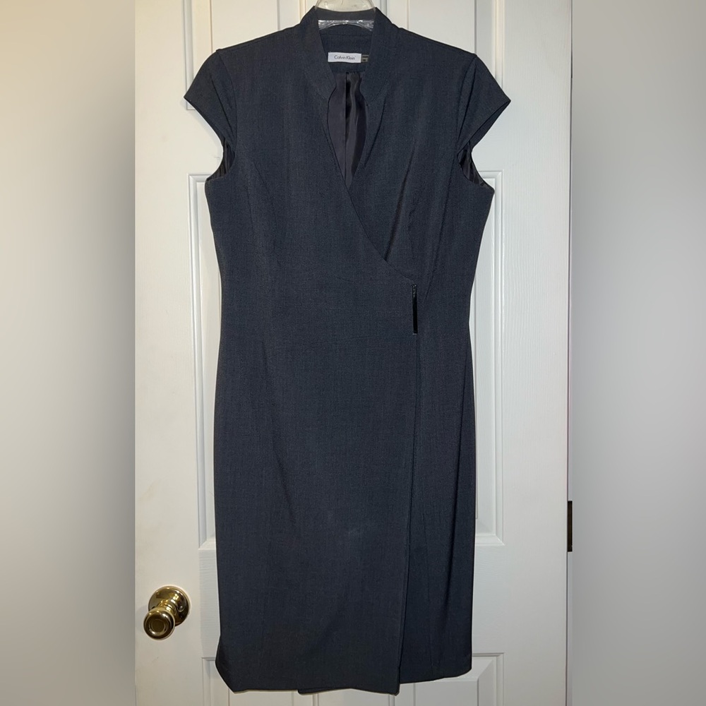 Calvin Klein V neck sheath dress NWOT